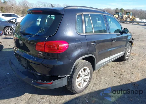 2016 Volkswagen Tiguan S z USA, uszkodzony, nr VIN WVGBV7AX5GW514220